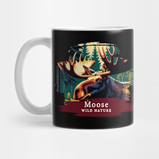 Moose- WILD NATURE - MOSE -7 Mug